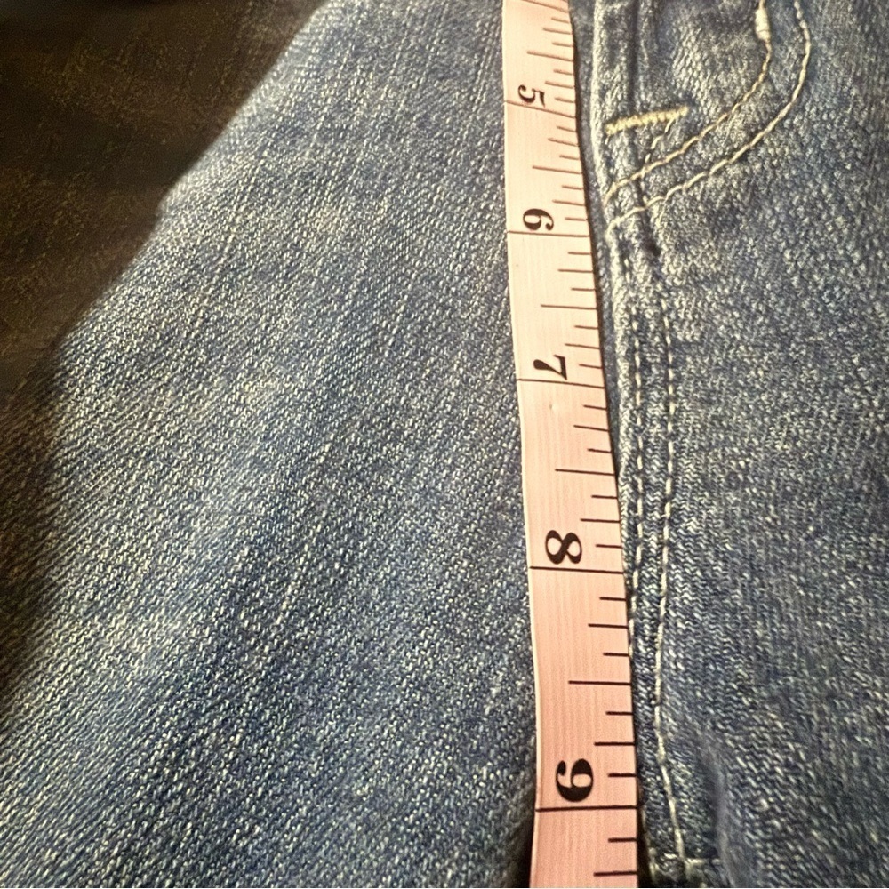 VIGOSS 🔥 Women’s Mid-Rise Distressed Bootcut Jeans 👖 Size 13 ✨ - Picture 13 of 15